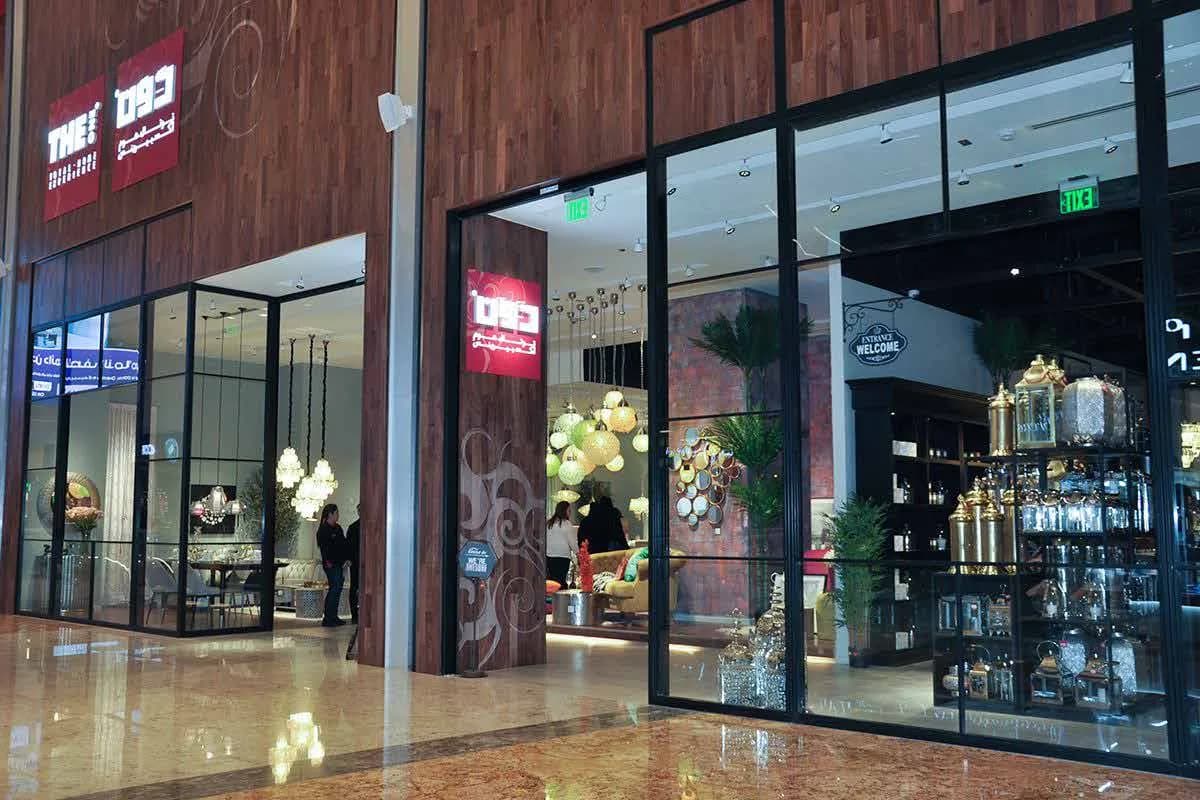 The One glazed shopfront and mall frontage