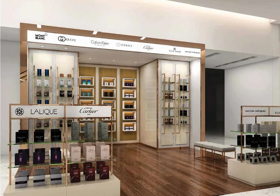 51 East fragrance hall after complete refurbishment